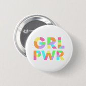 GRL PWR farbig Button (Vorne & Hinten)