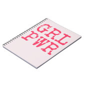 GRL PWR (girlpower Notebook) Notizblock (Linke Seite)