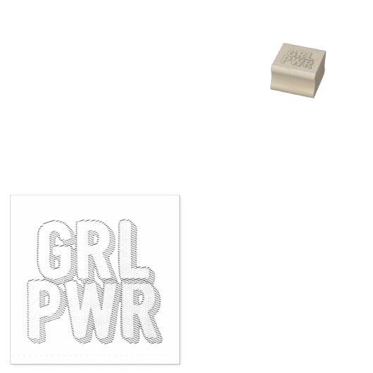 GRL PWR GUMMISTEMPEL (Stempel)