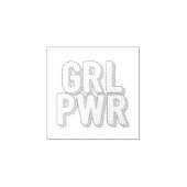 GRL PWR GUMMISTEMPEL (Prägung)