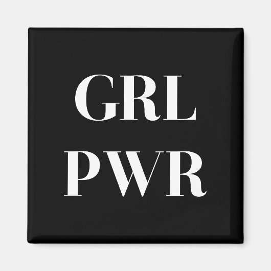 GRL PWR MAGNET (Vorne)