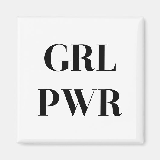 GRL PWR MAGNET (Vorne)