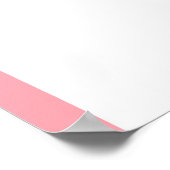 GRL PWR Moderne feministische Illustration Girl Po Poster (Ecke)