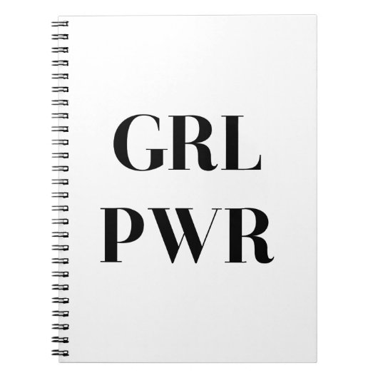 GRL PWR NOTIZBLOCK (Vorderseite)