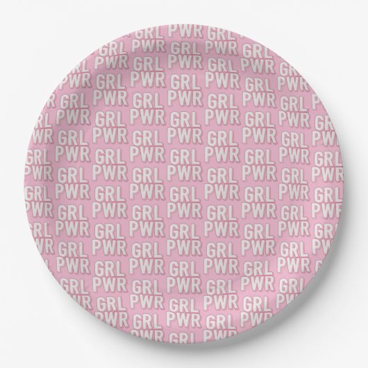 GRL PWR PAPPTELLER (Vorderseite)