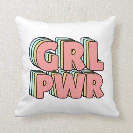 GRL PWR Pastel Kissen