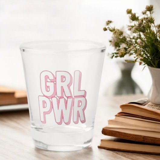 GRL PWR SCHNAPSGLAS