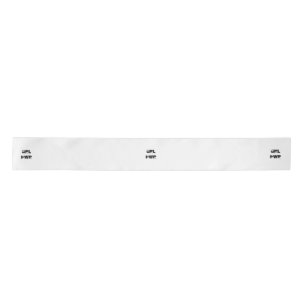 GRL PWR Schwarzer Satinband