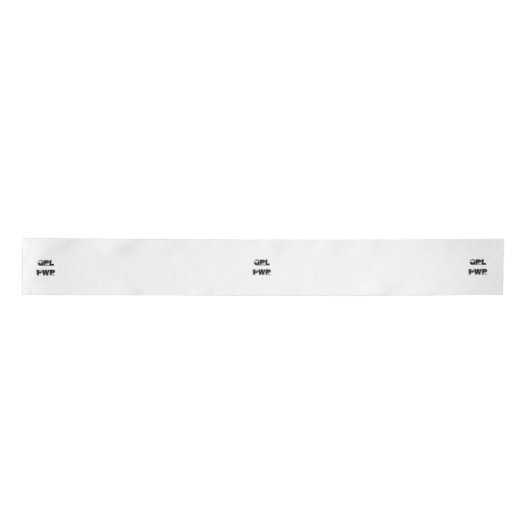 GRL PWR Schwarzer Satinband (Vorderseite)