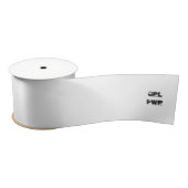 GRL PWR Schwarzer Satinband (Spule)