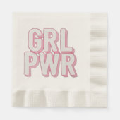 GRL PWR SERVIETTE (Vorderseite)