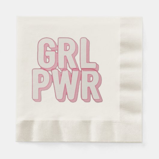GRL PWR SERVIETTE (Vorderseite)