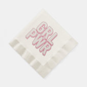 GRL PWR SERVIETTE (Ecke)