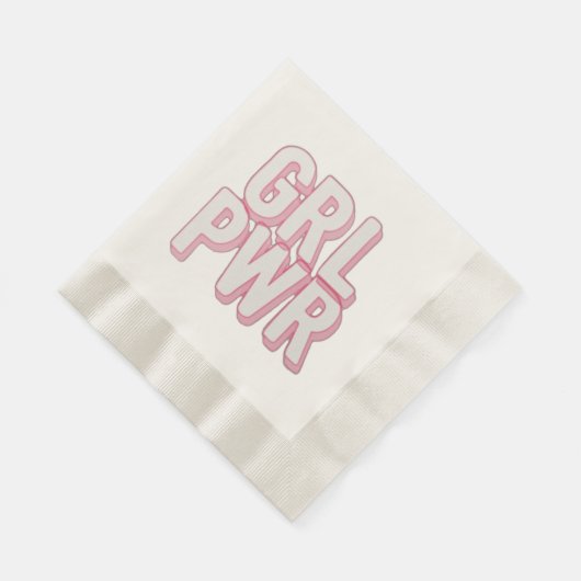 GRL PWR SERVIETTE (Ecke)