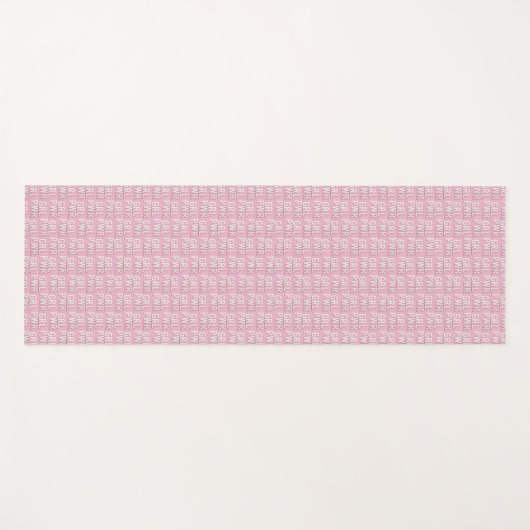 GRL PWR YOGAMATTE (Vorderseite (Horizontal))