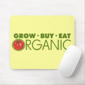 Grob, kaufen, essen Bio Mousepad (Mit Mouse)