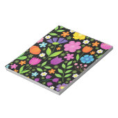 Grob positive Blume farbenfroh Notizblock (Rotiert)