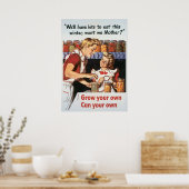 Grob werden und können Sie selbst produzieren Poster (Küche)