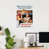 Grob werden und können Sie selbst produzieren Poster (Heimbüro)