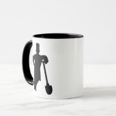 Grobar sa Lopatom  Tasse (Vorderseite Links)