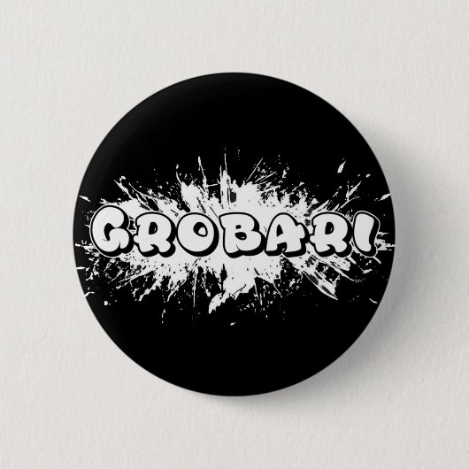 Grobari Button (Vorderseite)