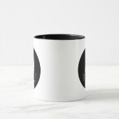Grobari Paris Eiffelturm Schwarz-Weiß Tasse (Zentrum)