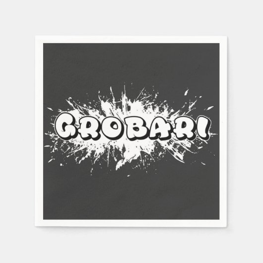 Grobari Serviette (Vorderseite)