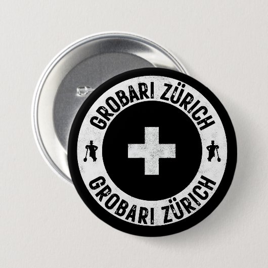 Grobari Zürich Button (Vorne & Hinten)