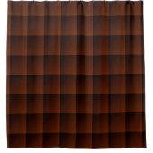 Grobe Brown-Flanell-Karo-Blick-Quadrate Duschvorhang (Vorderseite)
