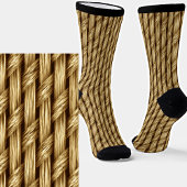 Grobe Fasern waschend Woven Look Socken