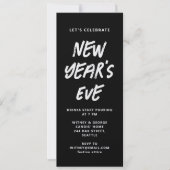 Grobe Silvester-Einladung Einladung (Vorderseite)