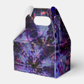 Grobe Textur dunkle Veilchen zu lila gebeizt Geschenkschachtel (Rückseite)