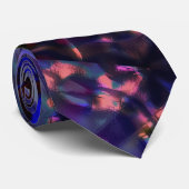 Grobe Textur dunkle Veilchen zu lila gebeizt Krawatte (Gerollt)