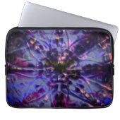Grobe Textur dunkle Veilchen zu lila gebeizt Laptopschutzhülle (Vorderseite)