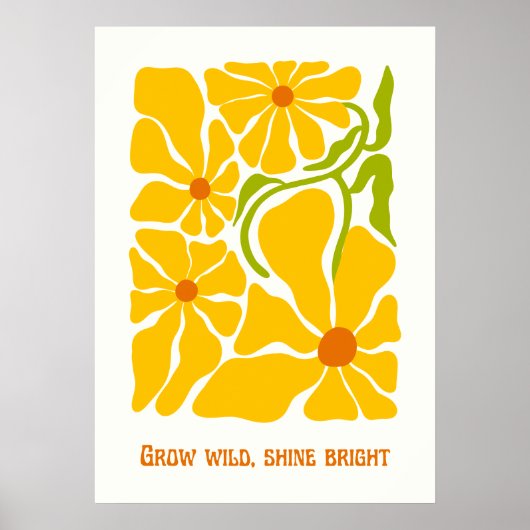 Grobe Wildglanz Poster (Vorne)