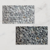 Grober Granit-Kies-nahes hohes Visitenkarte (Vorne/Hinten)