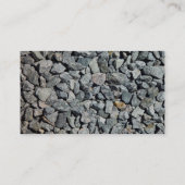 Grober Granit-Kies-nahes hohes Visitenkarte (Rückseite)