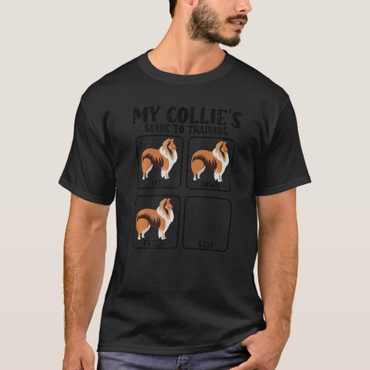 grober Leitfaden für die Ausbildung von Collie Mom T-Shirt (Vorderseite)