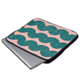 grober niedlicher Kaktushintergrund Laptopschutzhülle (Vorne Knopf)