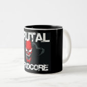 Grobes Grindcore Zweifarbige Tasse (VorderseiteRechts)