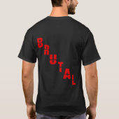 grobes Kürbis-Logo T-Shirt (Rückseite)