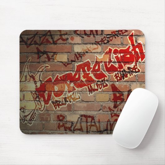 Grobes Muse "DF1 Wand-Logo" Mousepad (Mit Mouse)