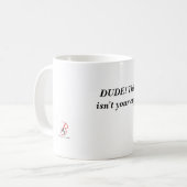 Grobes Muse "TYP!" Kaffee-Tasse Kaffeetasse (Vorderseite Links)