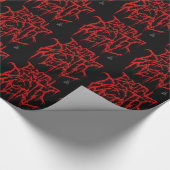 Grobes Todesmetall Geschenkpapier (Ecke)