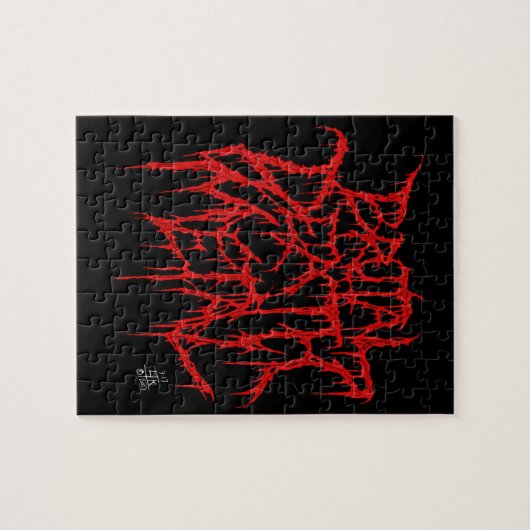 Grobes Todesmetall Puzzle (Horizontal)