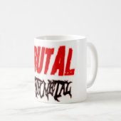 Grobes Todesmetall - "Tasse " Kaffeetasse (VorderseiteRechts)