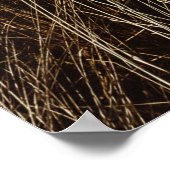 Grobgras unter Kumuluswolken Poster (Ecke)