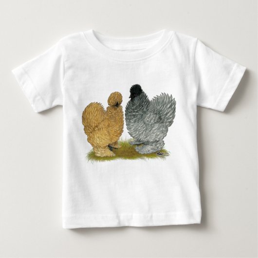 Grobhühner Baby T-shirt (Vorderseite)