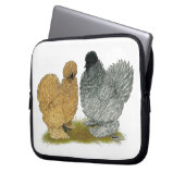 Grobhühner Laptopschutzhülle (Vorderseite Links)