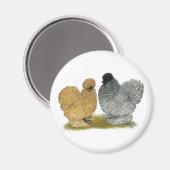 Grobhühner Magnet (Vorderseite/Rückseite)